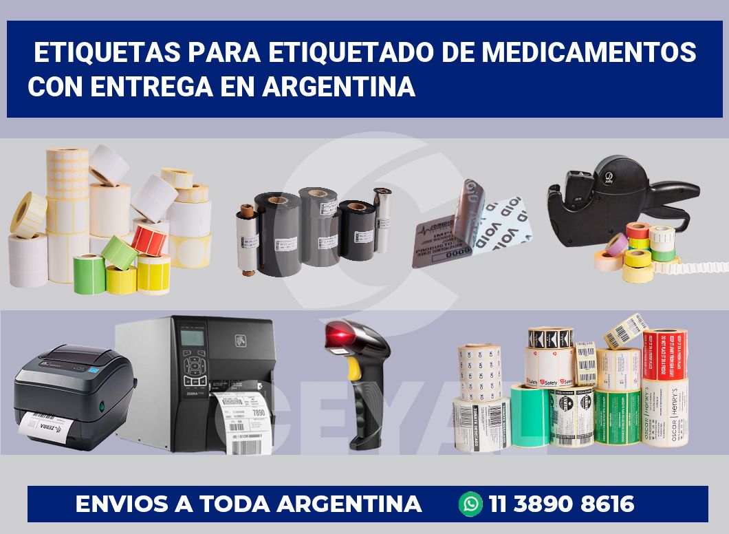 Etiquetas para Etiquetado de Medicamentos con Entrega en Argentina