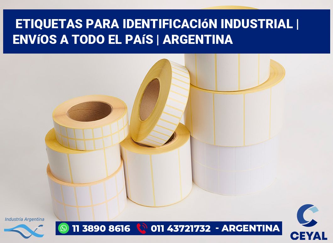Etiquetas para identificación industrial | Envíos a todo el país | Argentina
