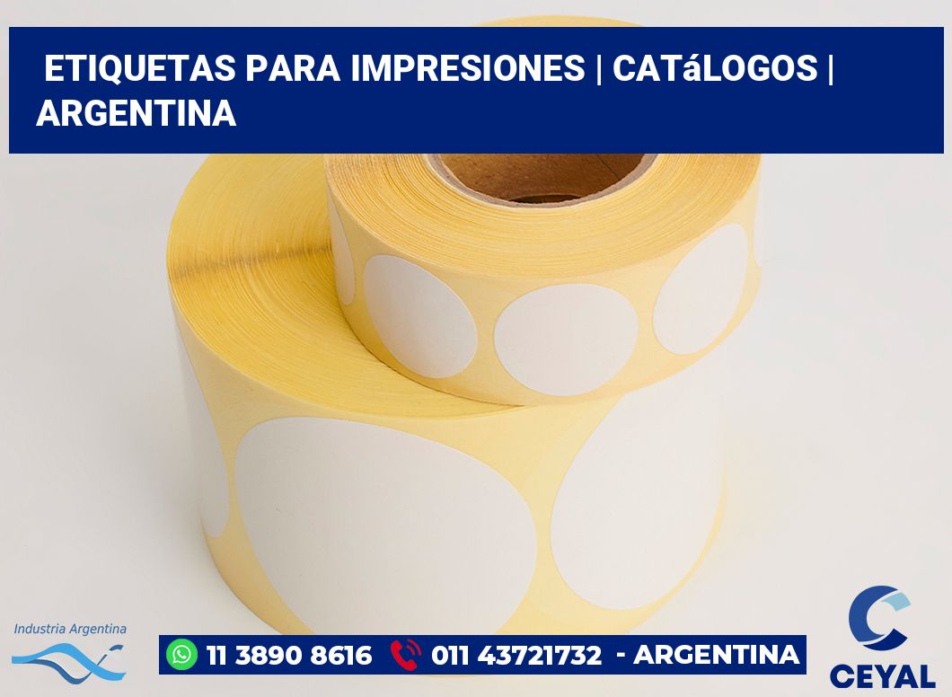 Etiquetas para impresiones | Catálogos | Argentina