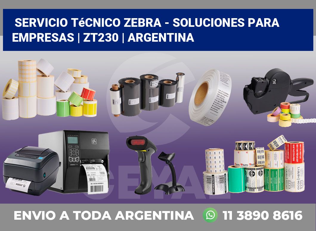 Servicio técnico Zebra - Soluciones para empresas | zt230 | Argentina