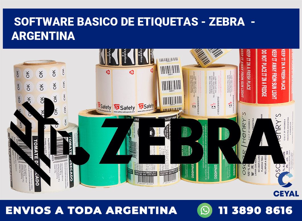 Software basico de etiquetas – Zebra  – Argentina