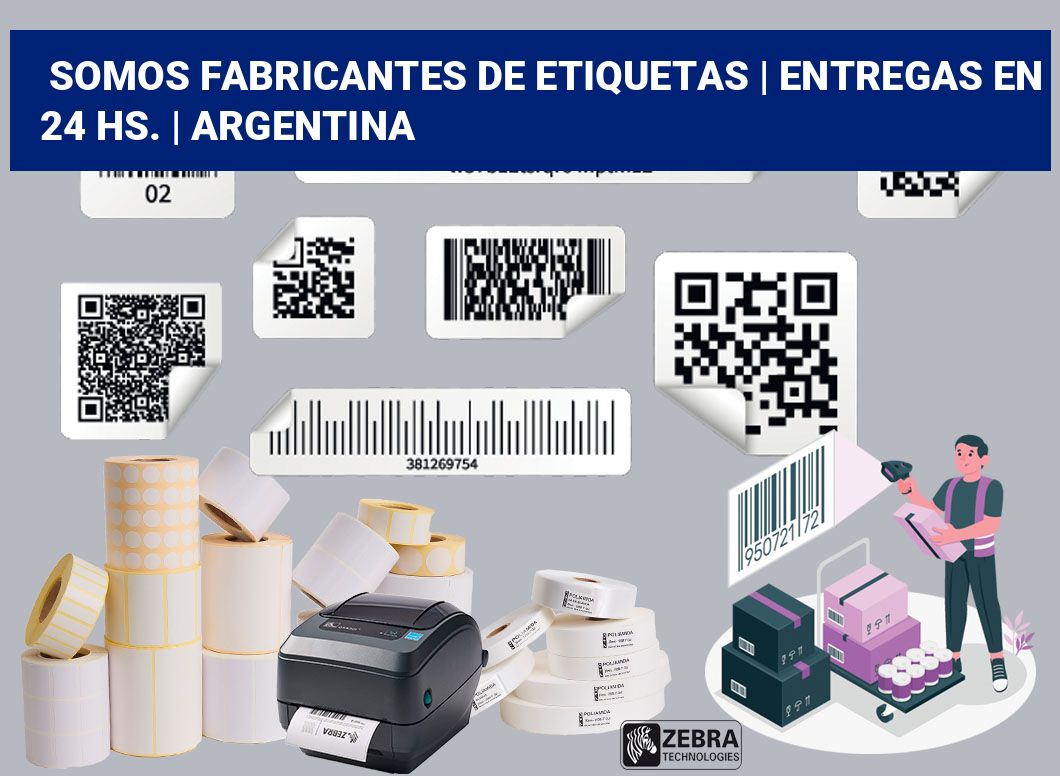 Somos fabricantes de etiquetas | Entregas en 24 hs. | Argentina