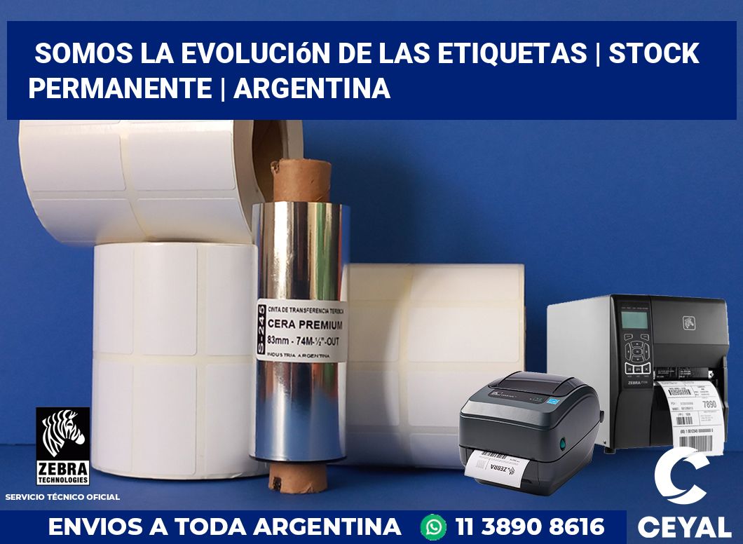 Somos la evolución de las etiquetas | Stock permanente | Argentina