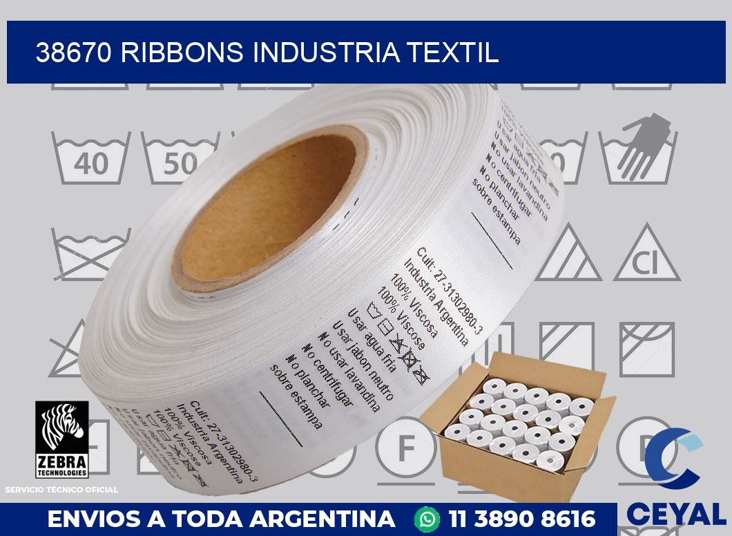 38670 ribbons industria textil