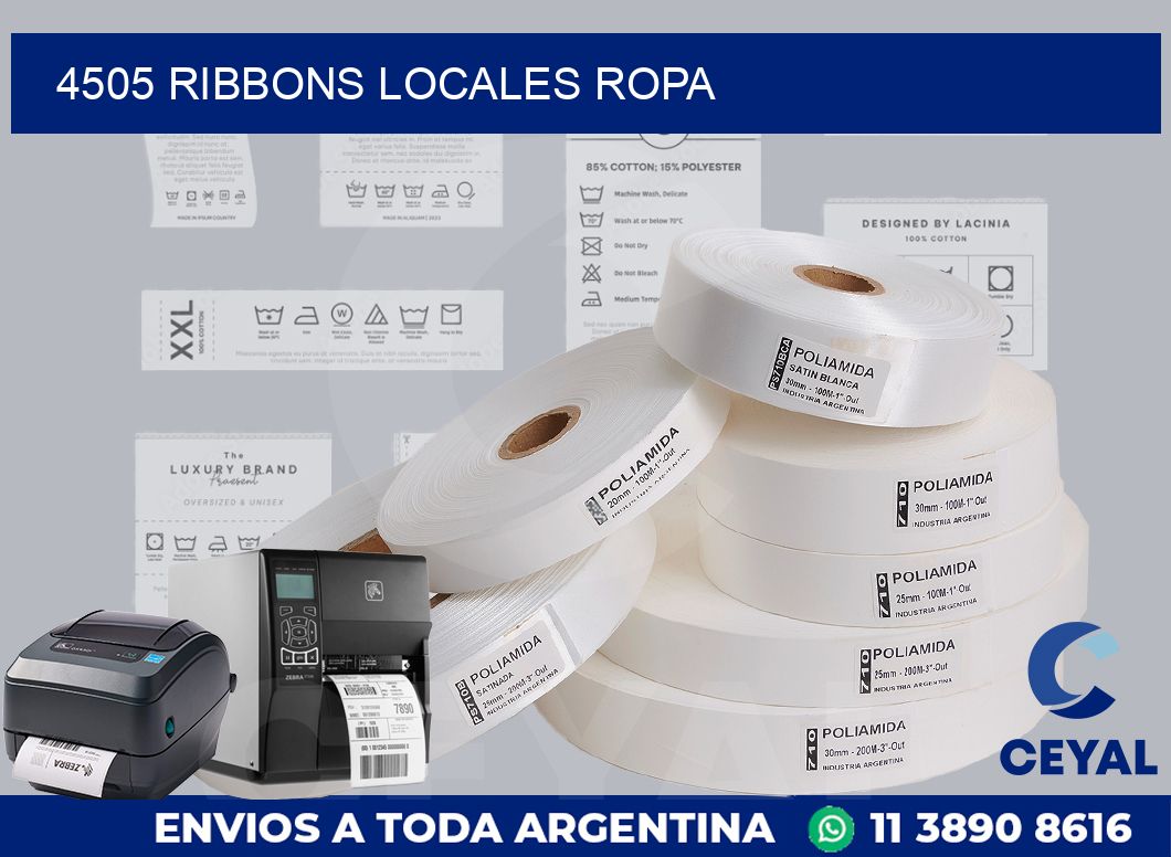 4505 ribbons locales ropa