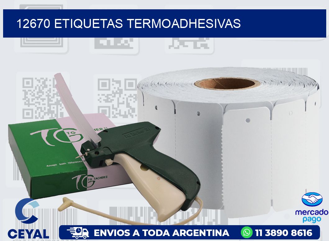 12670 ETIQUETAS TERMOADHESIVAS