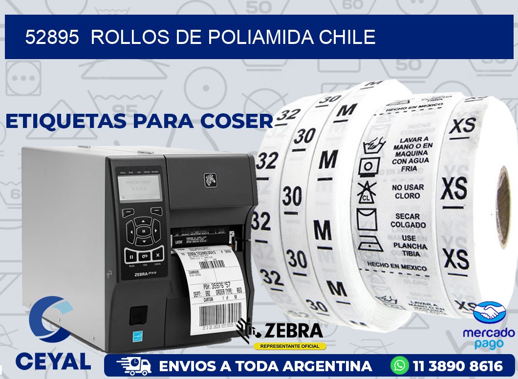 52895  ROLLOS DE POLIAMIDA CHILE