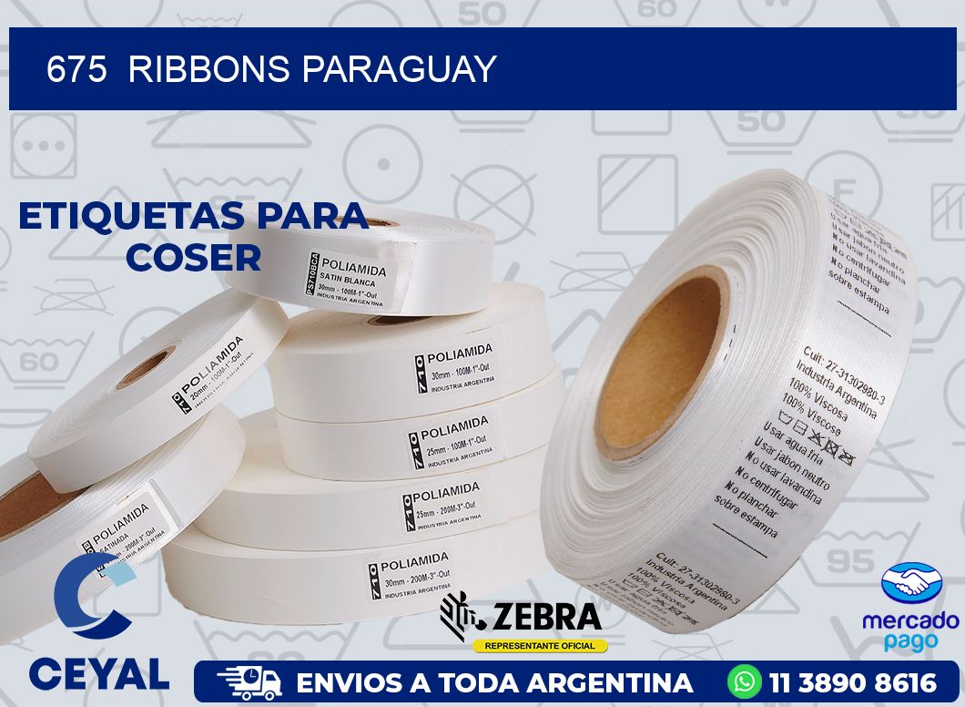 675  RIBBONS PARAGUAY