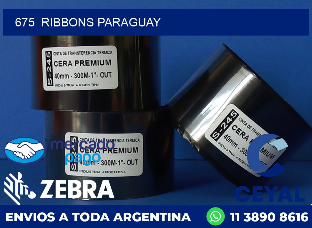 675  RIBBONS PARAGUAY