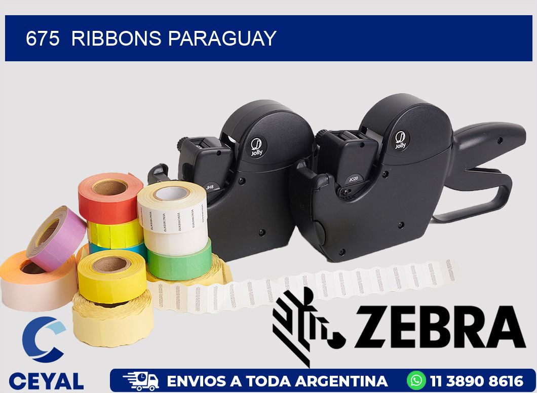 675  RIBBONS PARAGUAY