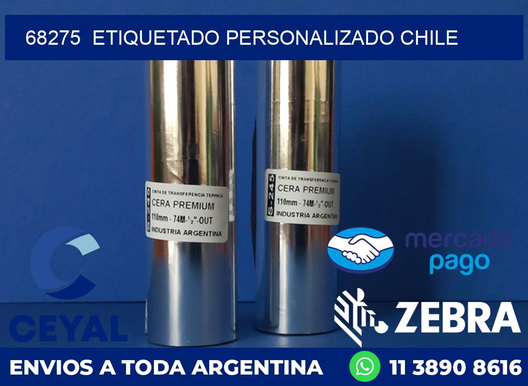 68275  ETIQUETADO PERSONALIZADO CHILE