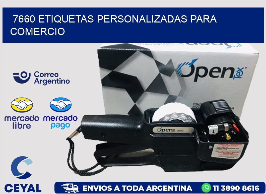 7660 ETIQUETAS PERSONALIZADAS PARA COMERCIO