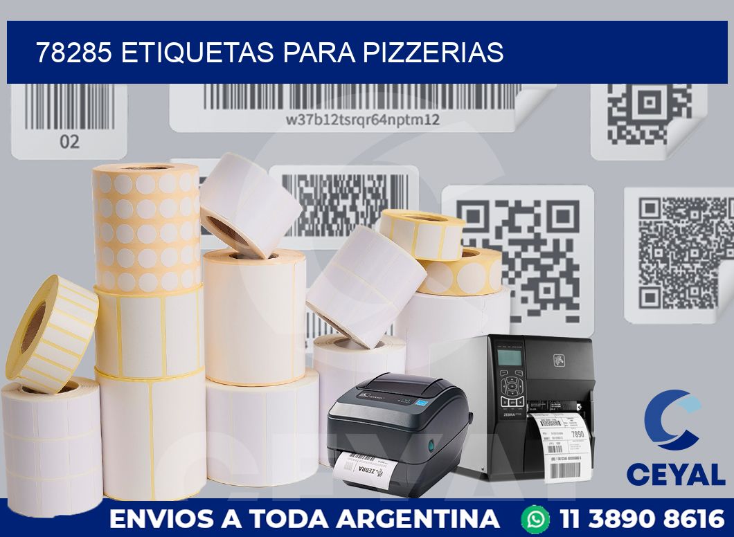 78285 ETIQUETAS PARA PIZZERIAS