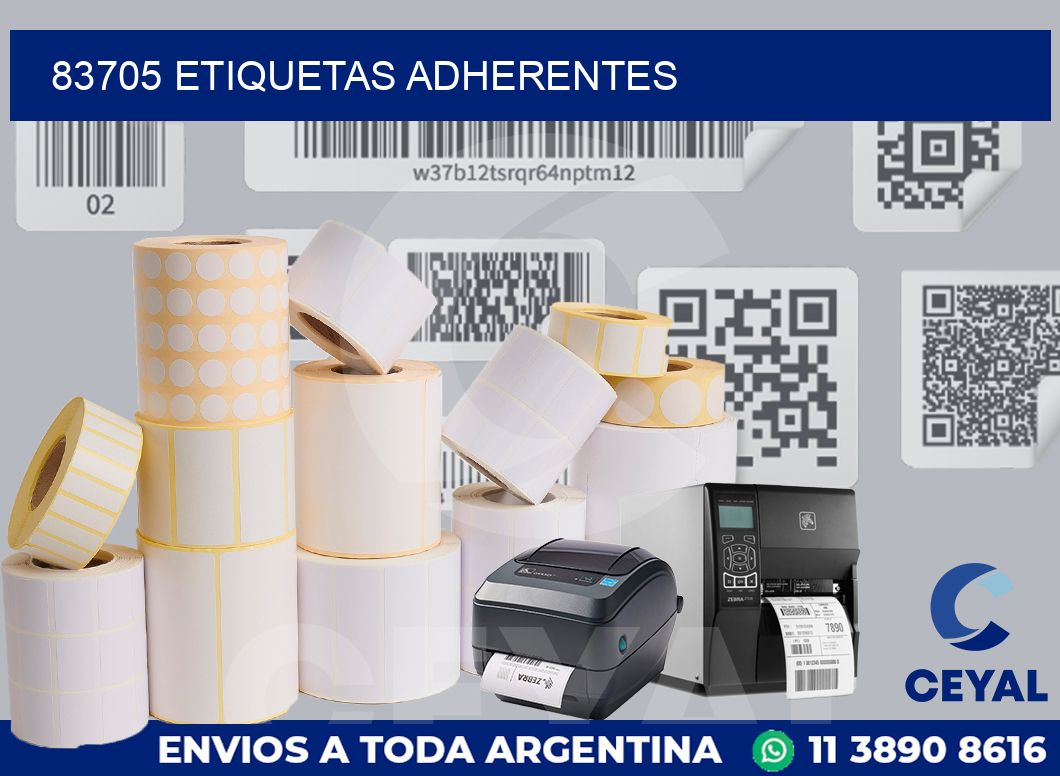 83705 ETIQUETAS ADHERENTES