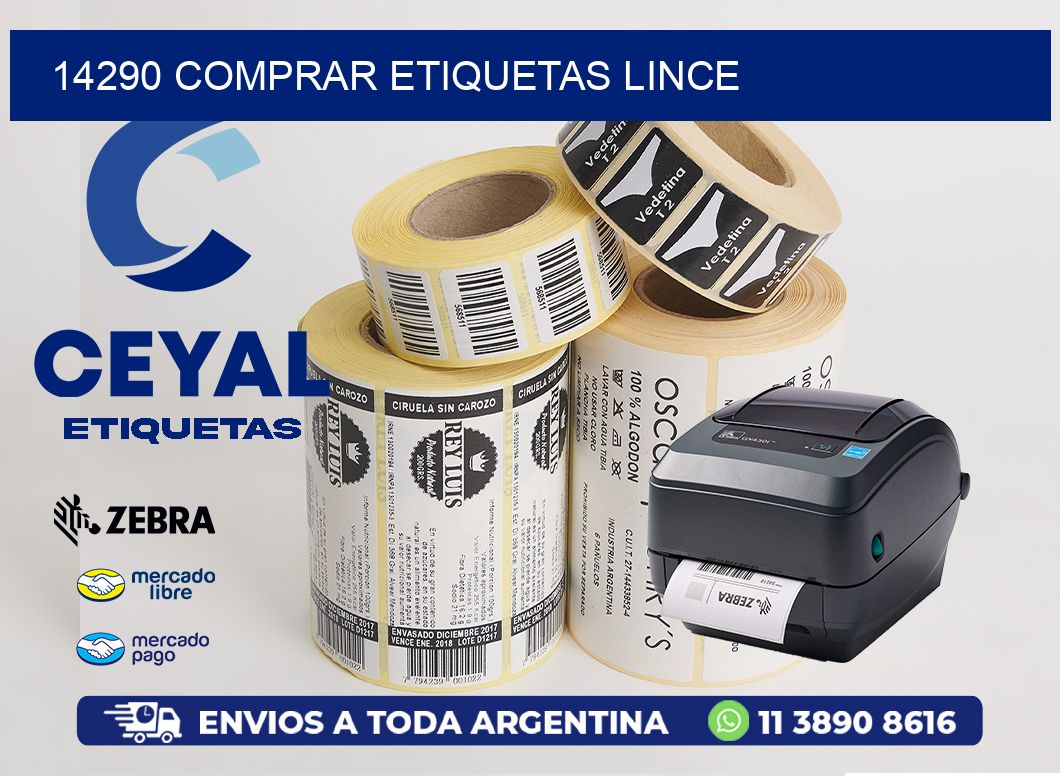 14290 COMPRAR ETIQUETAS LINCE