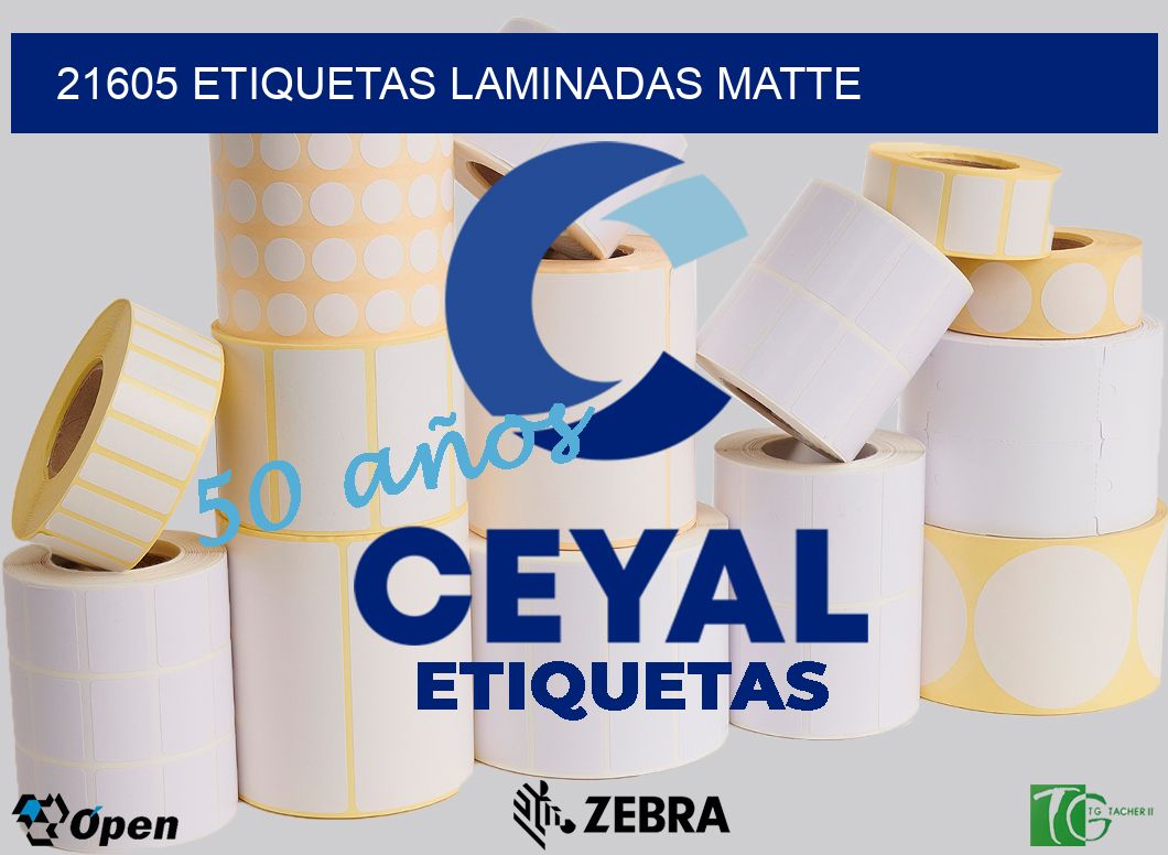 21605 Etiquetas laminadas matte