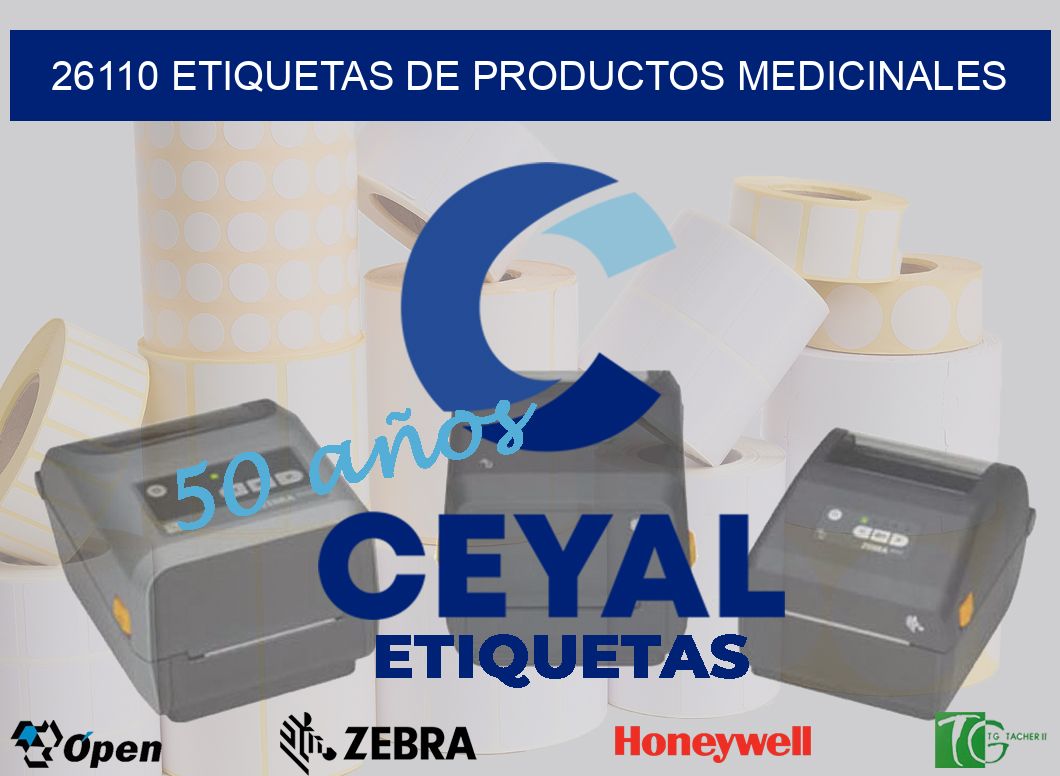 26110 etiquetas de productos medicinales