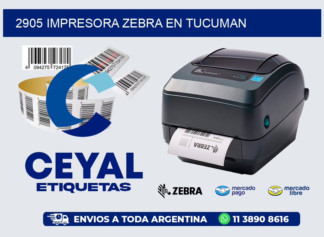 2905 IMPRESORA ZEBRA EN TUCUMAN