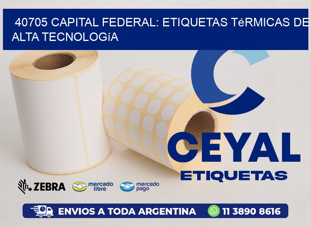 40705 Capital Federal: Etiquetas Térmicas de Alta Tecnología