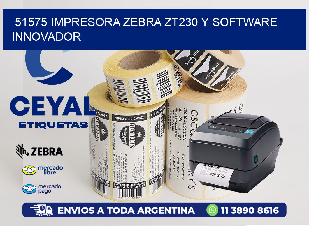 51575 Impresora Zebra ZT230 y Software Innovador