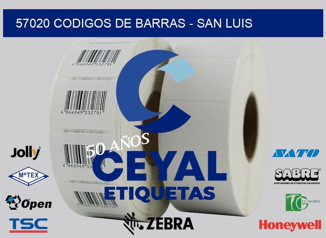 57020 CODIGOS DE BARRAS – SAN LUIS