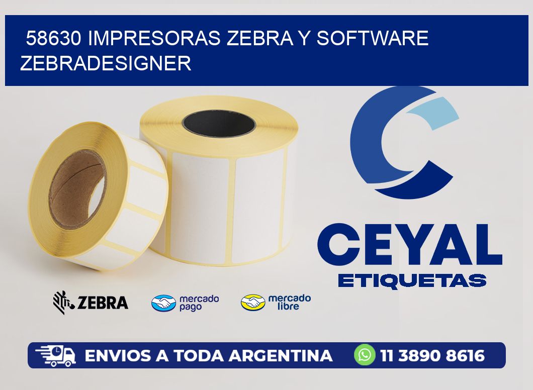 58630 Impresoras Zebra y Software zebradesigner