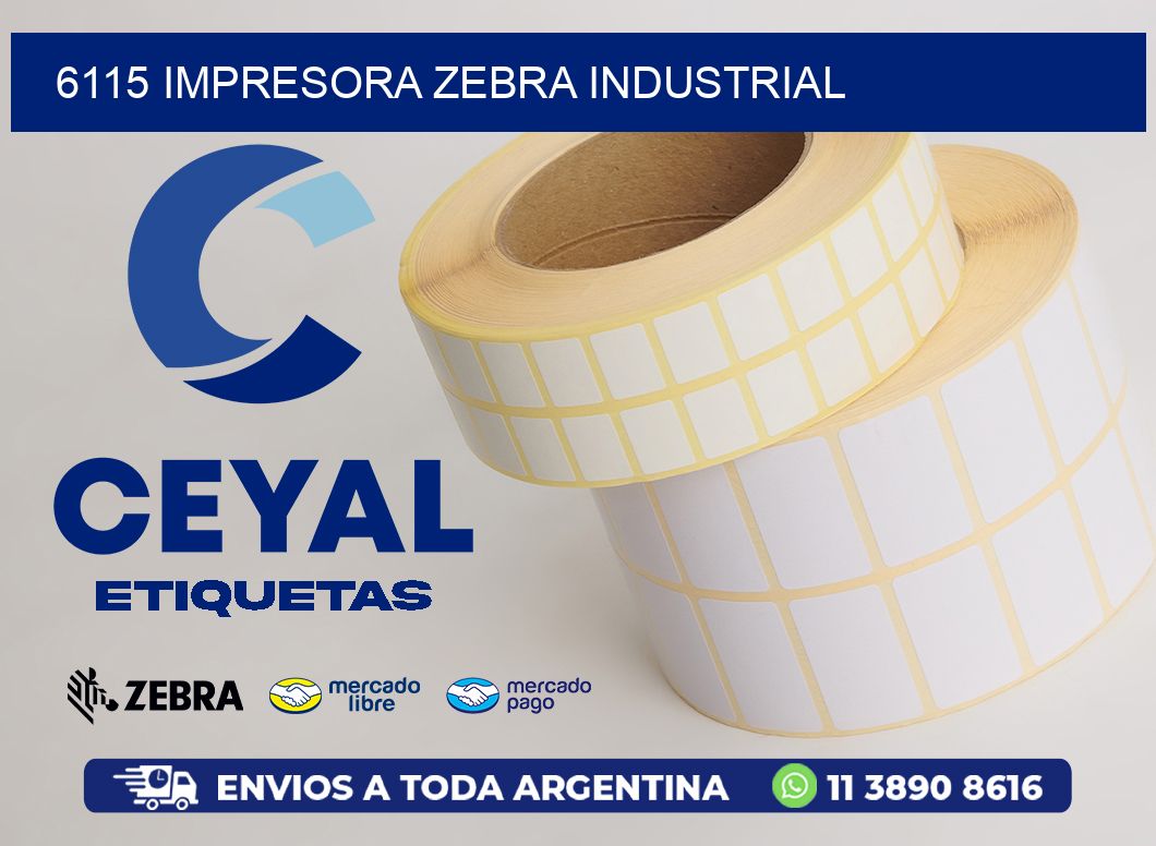 6115 IMPRESORA ZEBRA INDUSTRIAL