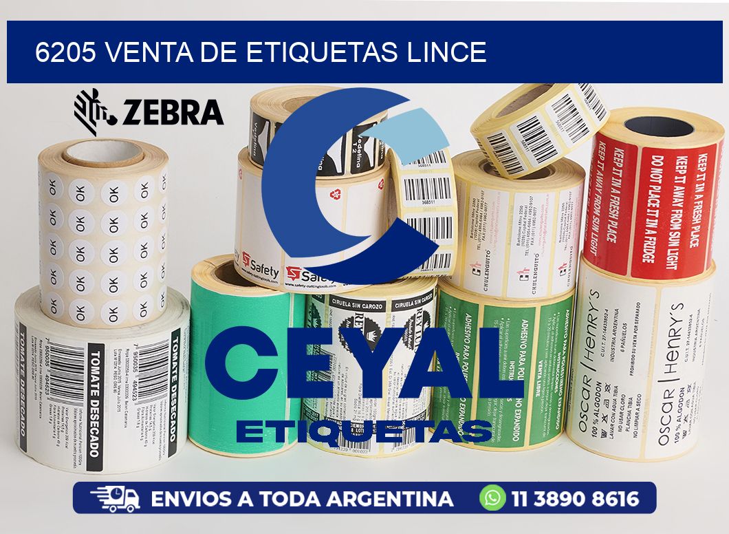 6205 VENTA DE ETIQUETAS LINCE