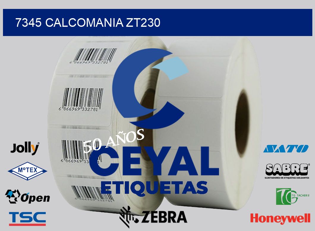 7345 CALCOMANIA ZT230