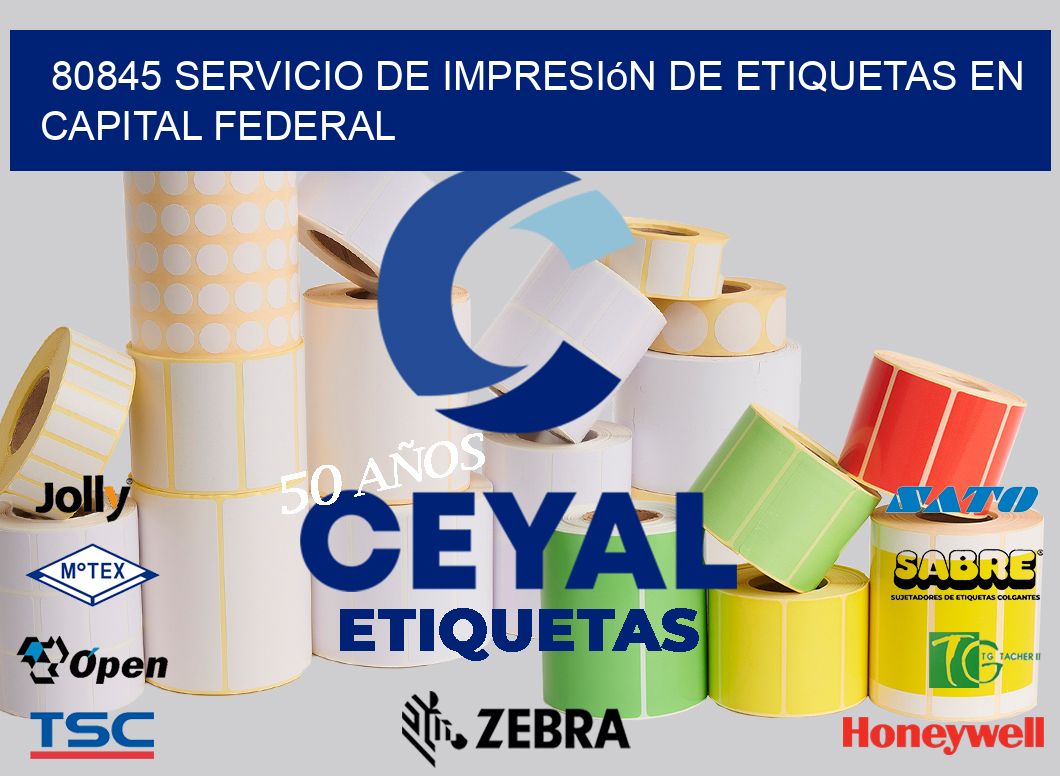 80845 Servicio de Impresión de Etiquetas en Capital Federal