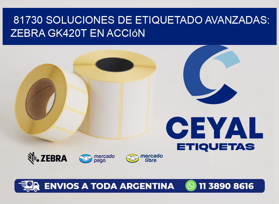 81730 Soluciones de Etiquetado Avanzadas: Zebra GK420T en Acción