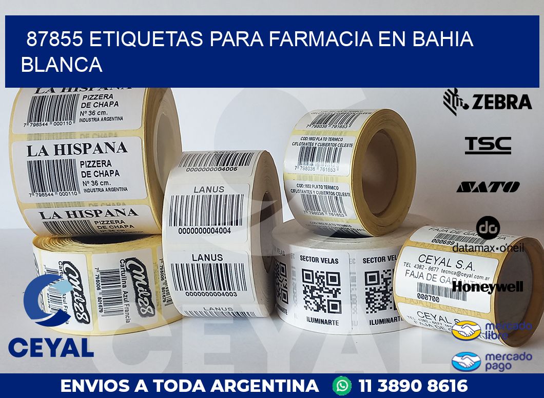 87855 ETIQUETAS PARA FARMACIA EN BAHIA BLANCA