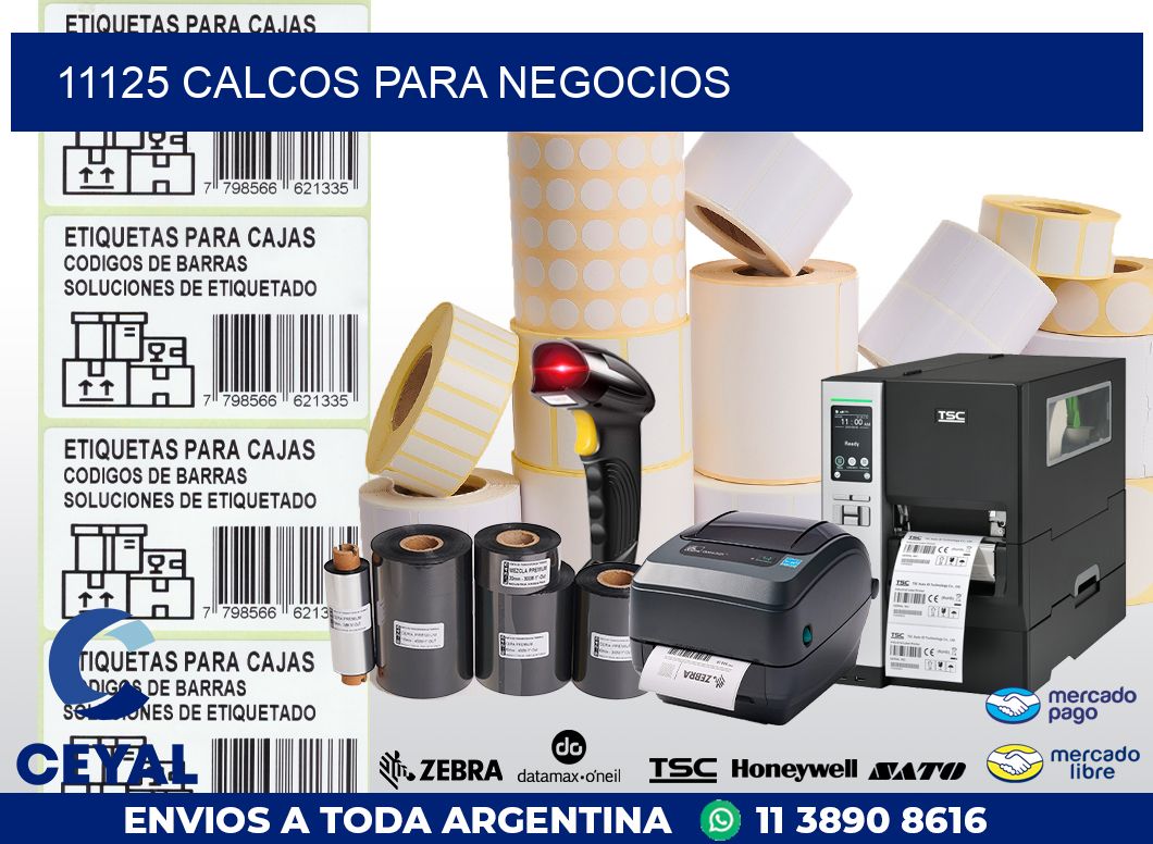 11125 CALCOS PARA NEGOCIOS