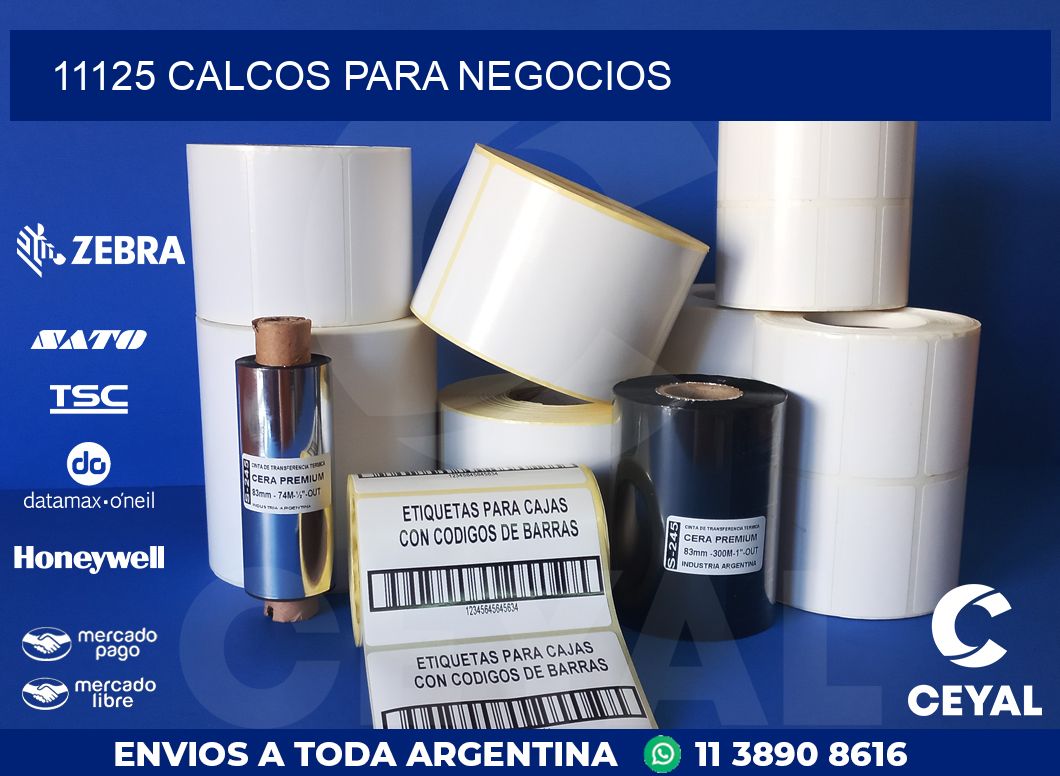 11125 CALCOS PARA NEGOCIOS