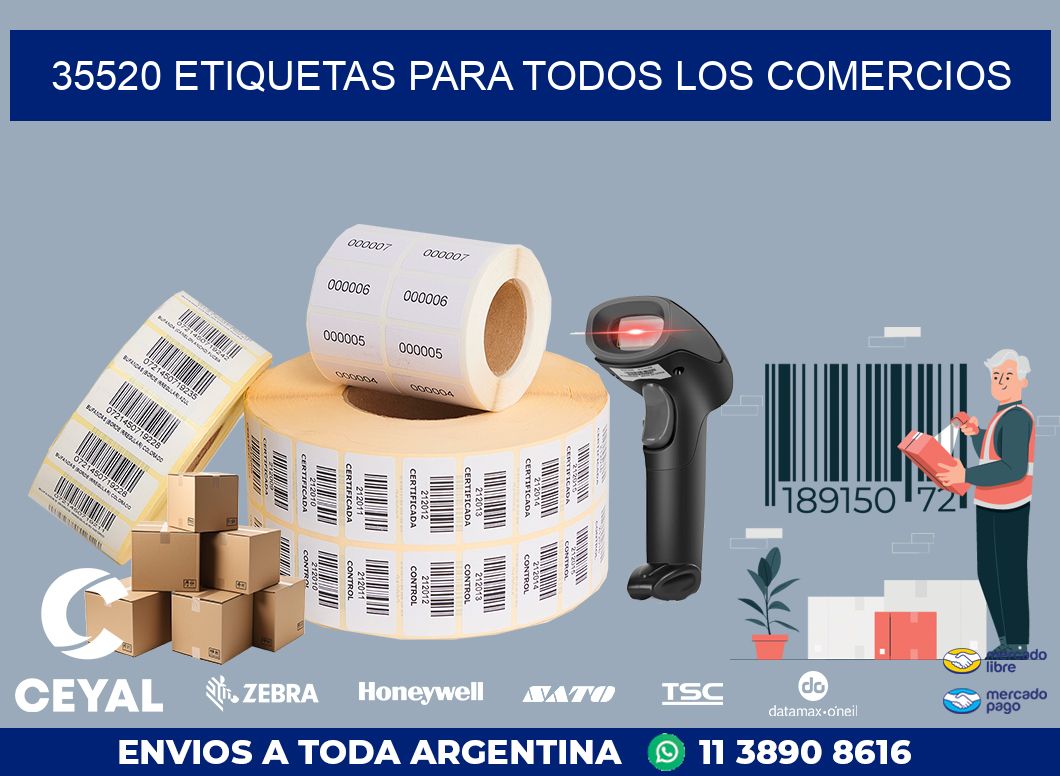 35520 ETIQUETAS PARA TODOS LOS COMERCIOS