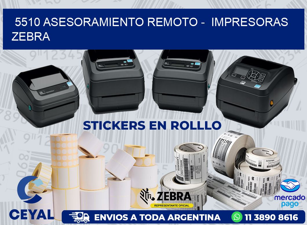 5510 ASESORAMIENTO REMOTO -  IMPRESORAS ZEBRA