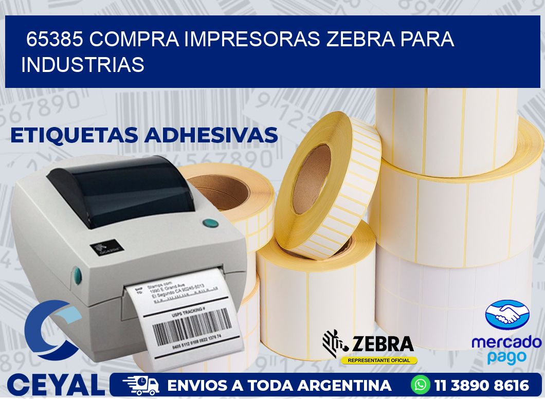 65385 COMPRA IMPRESORAS ZEBRA PARA INDUSTRIAS