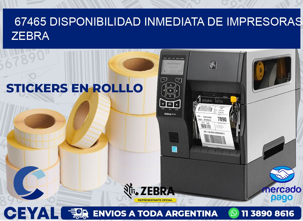 67465 DISPONIBILIDAD INMEDIATA DE IMPRESORAS ZEBRA