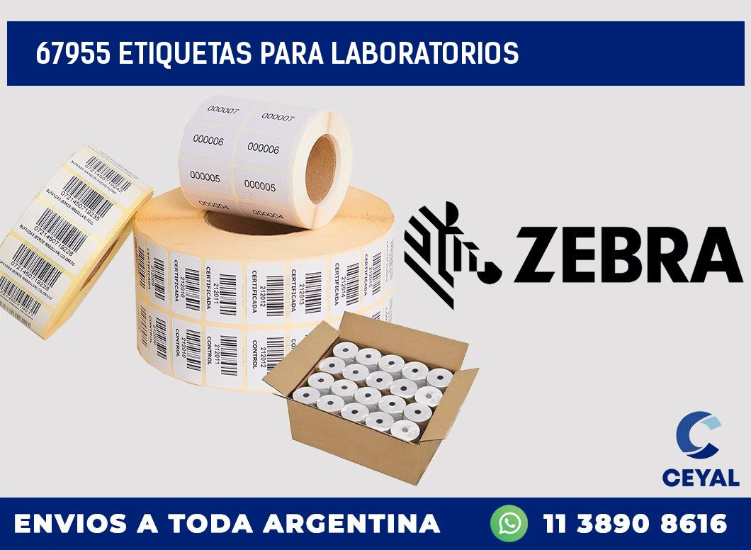 67955 ETIQUETAS PARA LABORATORIOS