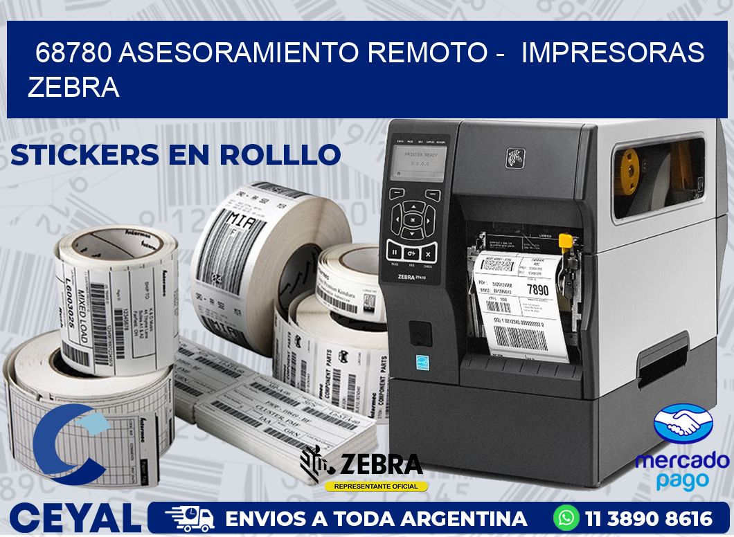 68780 ASESORAMIENTO REMOTO -  IMPRESORAS ZEBRA