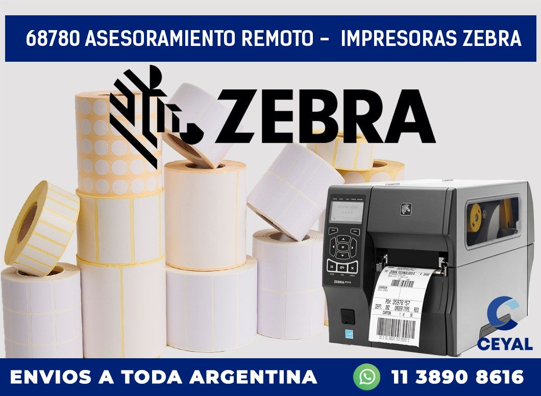 68780 ASESORAMIENTO REMOTO –  IMPRESORAS ZEBRA