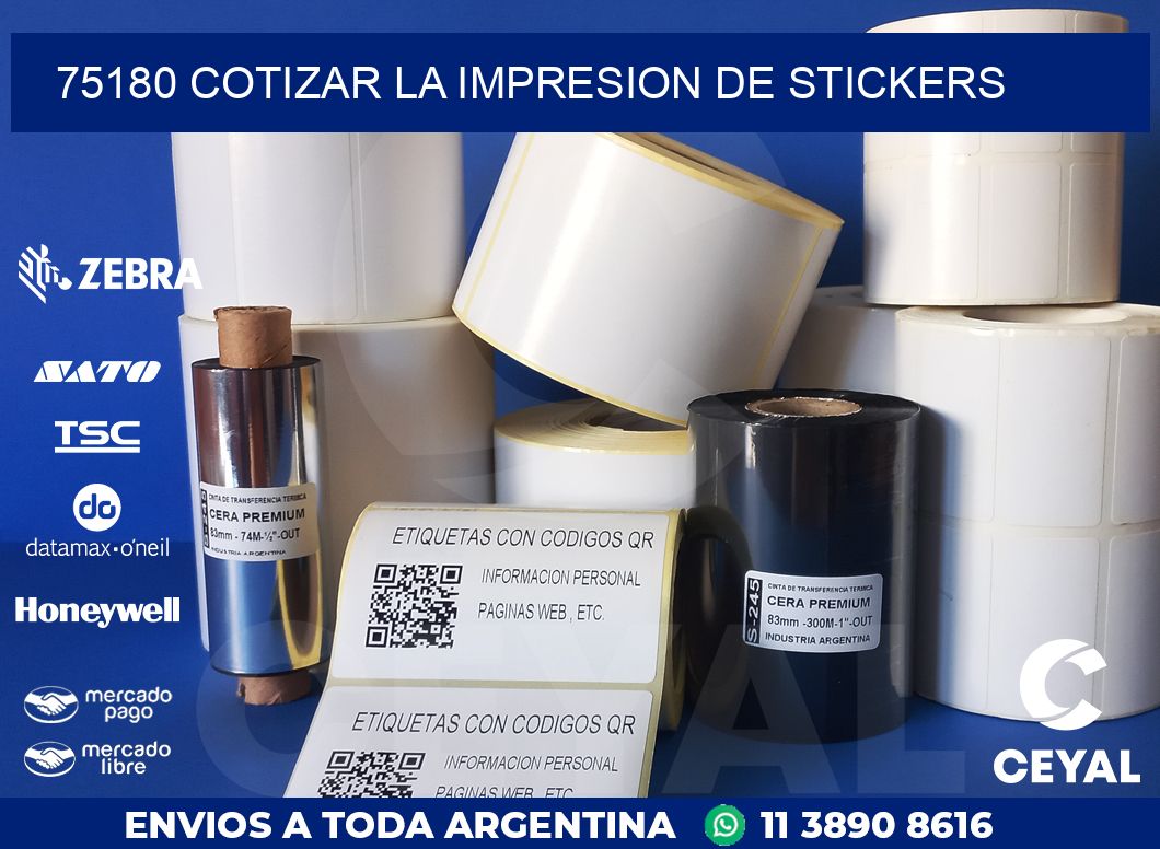 75180 COTIZAR LA IMPRESION DE STICKERS