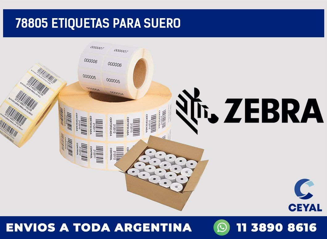 78805 ETIQUETAS PARA SUERO