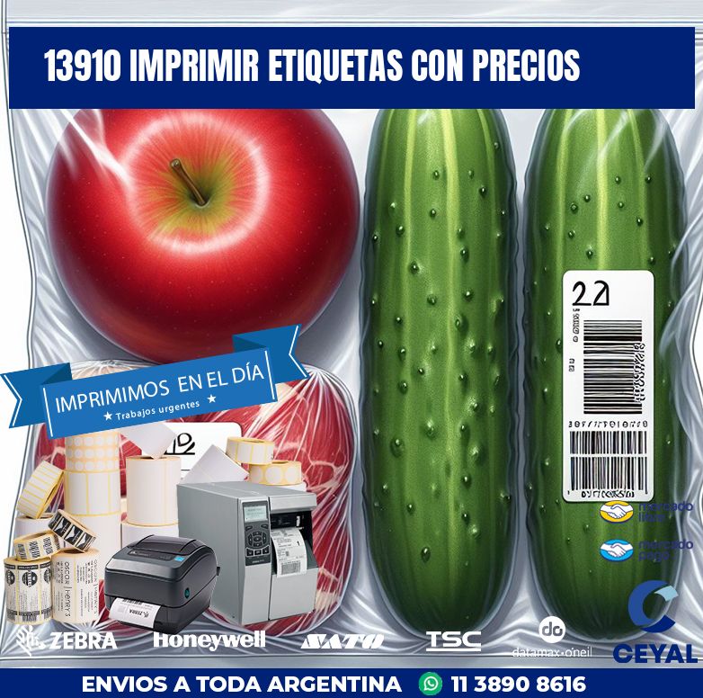 13910 IMPRIMIR ETIQUETAS CON PRECIOS