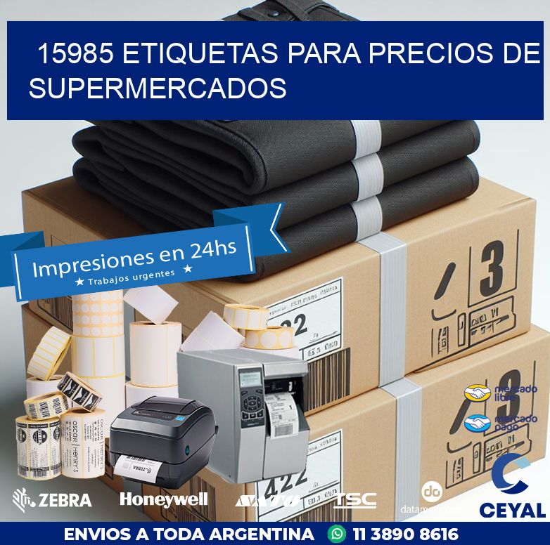 15985 ETIQUETAS PARA PRECIOS DE SUPERMERCADOS