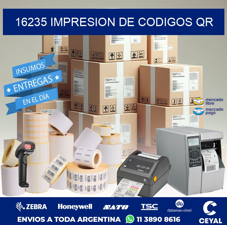 16235 IMPRESION DE CODIGOS QR