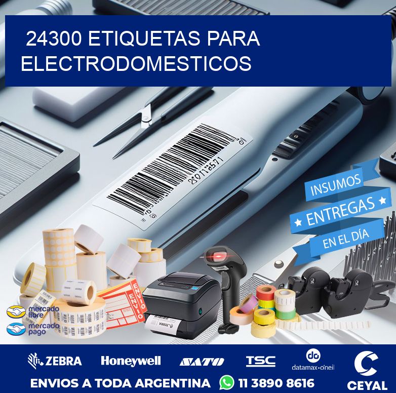 24300 ETIQUETAS PARA ELECTRODOMESTICOS