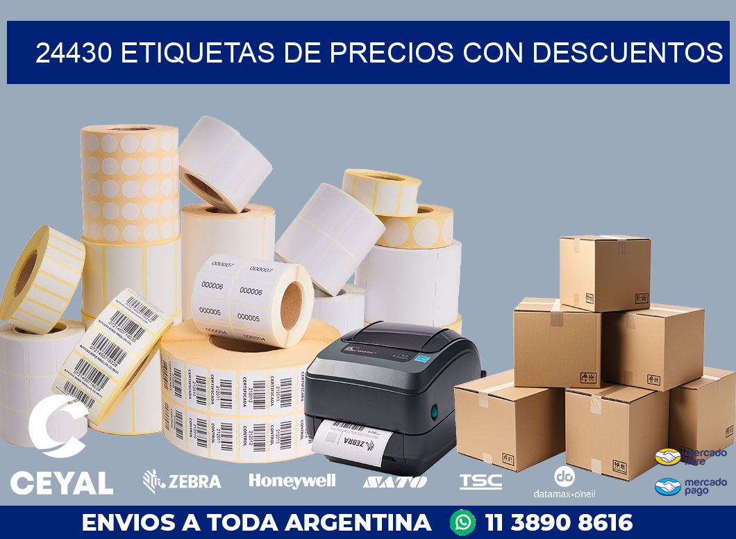 24430 ETIQUETAS DE PRECIOS CON DESCUENTOS