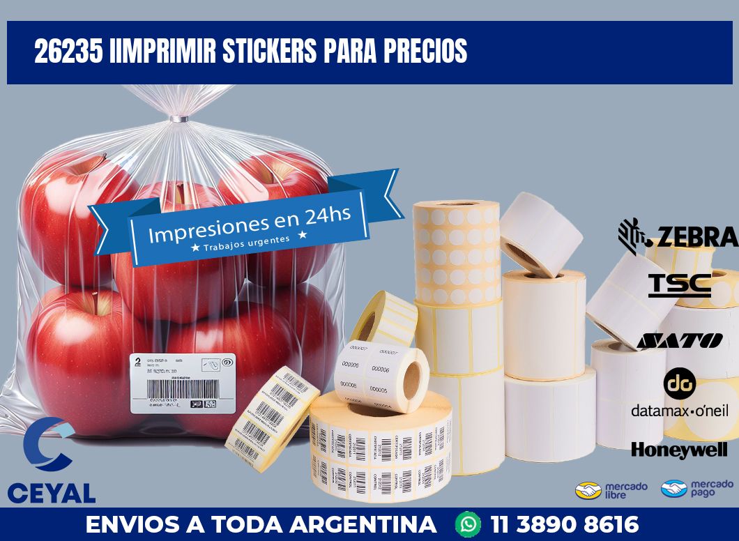 26235 IIMPRIMIR STICKERS PARA PRECIOS