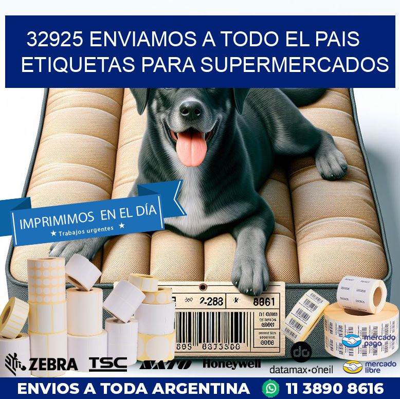 32925 ENVIAMOS A TODO EL PAIS ETIQUETAS PARA SUPERMERCADOS